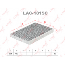 LAC-1815C LYNXauto Фільтр повітря у внутрішньому просторі