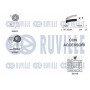 5503861 RUVILLE Водяний насос комплект зубчастого ременя