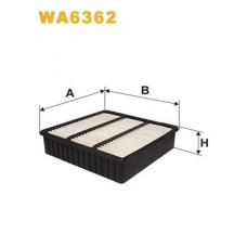 WA6362 WIX FILTERS Повітряний фільтр