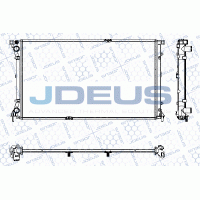 RA0230790 JDEUS Радіатор охолодження двигуна