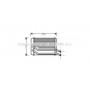 HY6118 AVA QUALITY COOLING Теплообмінник обігрів салону