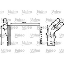 812005 VALEO Теплообмінник обігрів салону