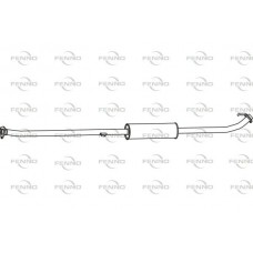 P2761 FENNO Середній глушник вихлопних газів