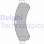 LP2063 DELPHI Комплект гальмівних колодок дисковий гальм