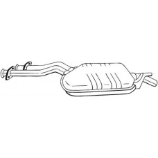 175-191 BOSAL Середній глушник вихлопних газів