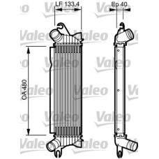 817654 VALEO Интеркулер