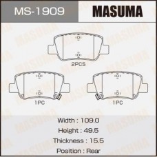 MS-1909 MASUMA Комплект гальмівних колодок
