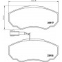 8DB 355 010-391 HELLA PAGID Комплект гальмівних колодок дисковий гальм