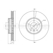 23-0784C METELLI Гальмівний диск