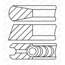 08-443400-00 GOETZE ENGINE Комплект поршневих кілець