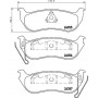 8DB 355 020-631 HELLA Комплект гальмівних колодок, дискове гальмо