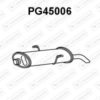 PG45006 VENEPORTE Глушник вихлопних газів кінцевий