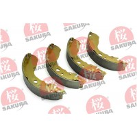 602-80-7070 SAKURA Комплект гальмівних колодок