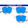 13.0460-7199.2 ATE Комплект гальмівних колодок дисковий гальм