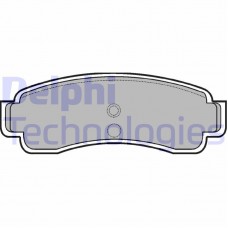 LP806 DELPHI КомплеК т гальмівних колодок, дискове гальмо