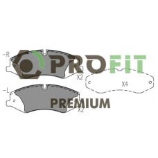 5005-4104 PROFIT Комплект гальмівних колодок дисковий гальм