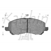 FK6108 KAISHIN Комплект гальмівних колодок дисковий гальм