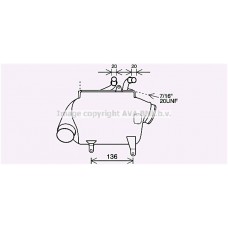 Интеркулер AVA QUALITY COOLING MS4699