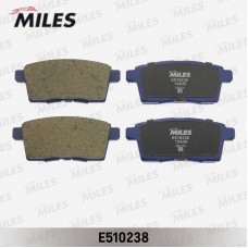 E510238 MILES Комплект гальмівних колодок дисковий гальм