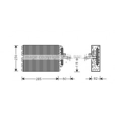 PEV002 AVA QUALITY COOLING Випарник кондиціонера
