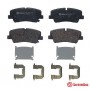 P 30 089 BREMBO Комплект гальмівних колодок дисковий гальм