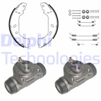 KP906 DELPHI Комплект гальмівних колодок