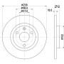 MDC755 MINTEX Гальмівний диск