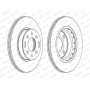 DDF1840C FERODO Гальмівний диск