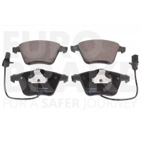 5502224758 EUROBRAKE Комплект гальмівних колодок дисковий гальм