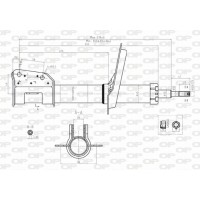 SAB8119.31 OPEN PARTS Амортизатор