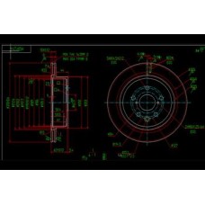42432 WXQP Гальмівний диск
