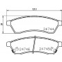 MDB3020 MINTEX Комплект гальмівних колодок дисковий гальм