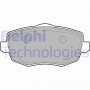 LP1934 DELPHI Комплект гальмівних колодок дисковий гальм