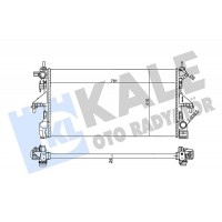 355665 KALE OTO RADYATÖR Радіатор охолодження двигуна