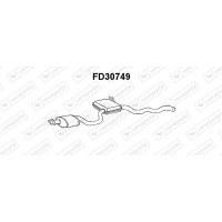 FD30749 VENEPORTE Предглушник вихлопних газів