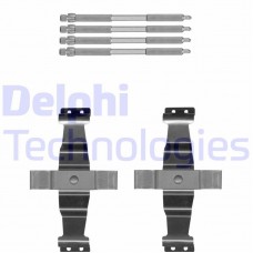 LX0642 DELPHI Комплектуючі колодки дискового гальма