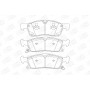573459CH CHAMPION Комплект гальмівних колодок дисковий гальм