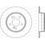 BDR1317.10 OPEN PARTS Гальмівний диск