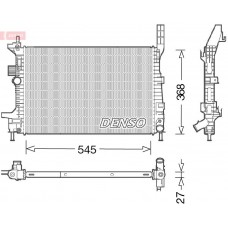 DRM10029 DENSO Радіатор охолодження двигуна