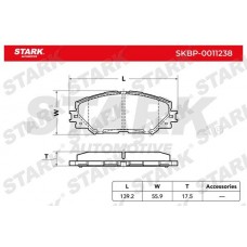 SKBP-0011238 Stark Комплект гальмівних колодок дисковий гальм