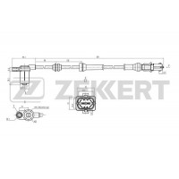 SE-6203 ZEKKERT Датчик частота обертання колеса