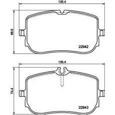 8DB 355 040-161 HELLA КомплеК т гальмівних колодок, дискове гальмо