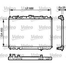 735081 VALEO Радіатор охолодження двигуна
