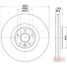 DI-L17C JAPANPARTS Гальмівний диск