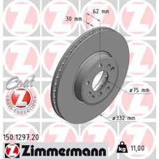 150.1297.20 ZIMMERMANN Гальмівний диск
