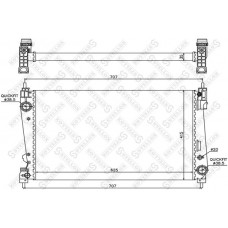 10-25770-SX STELLOX Радіатор охолодження двигуна