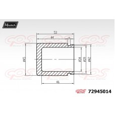 72945014 MAXTECH Поршень корпус скоби гальма