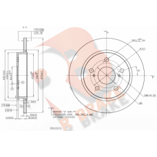 78RBD22888 R BRAKE Гальмівний диск