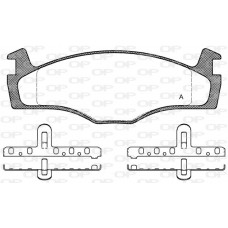 BPA0171.10 OPEN PARTS Комплект гальмівних колодок дисковий гальм