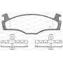 BPA0171.10 OPEN PARTS Комплект гальмівних колодок дисковий гальм
